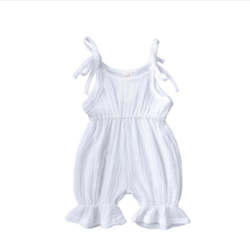 Adorable & Comfy Halter Baby Girl Romper Jumpsuit